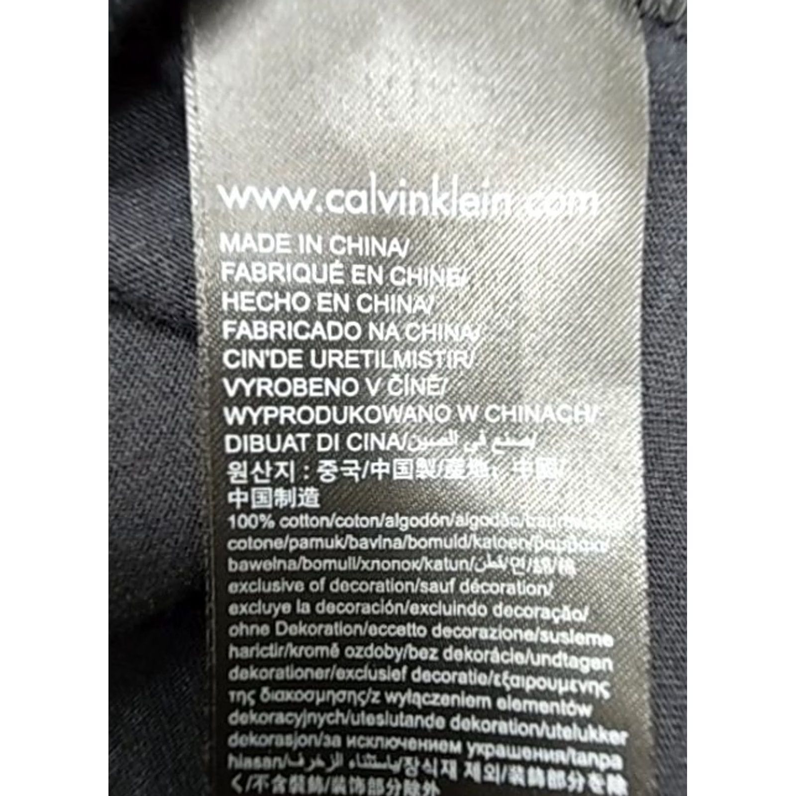 Calvin Klein Calvin Klein Men's Black Logo T-Shirt S Regular Fit Size US S / EU 44-46 / 1 - 7 Thumbnail