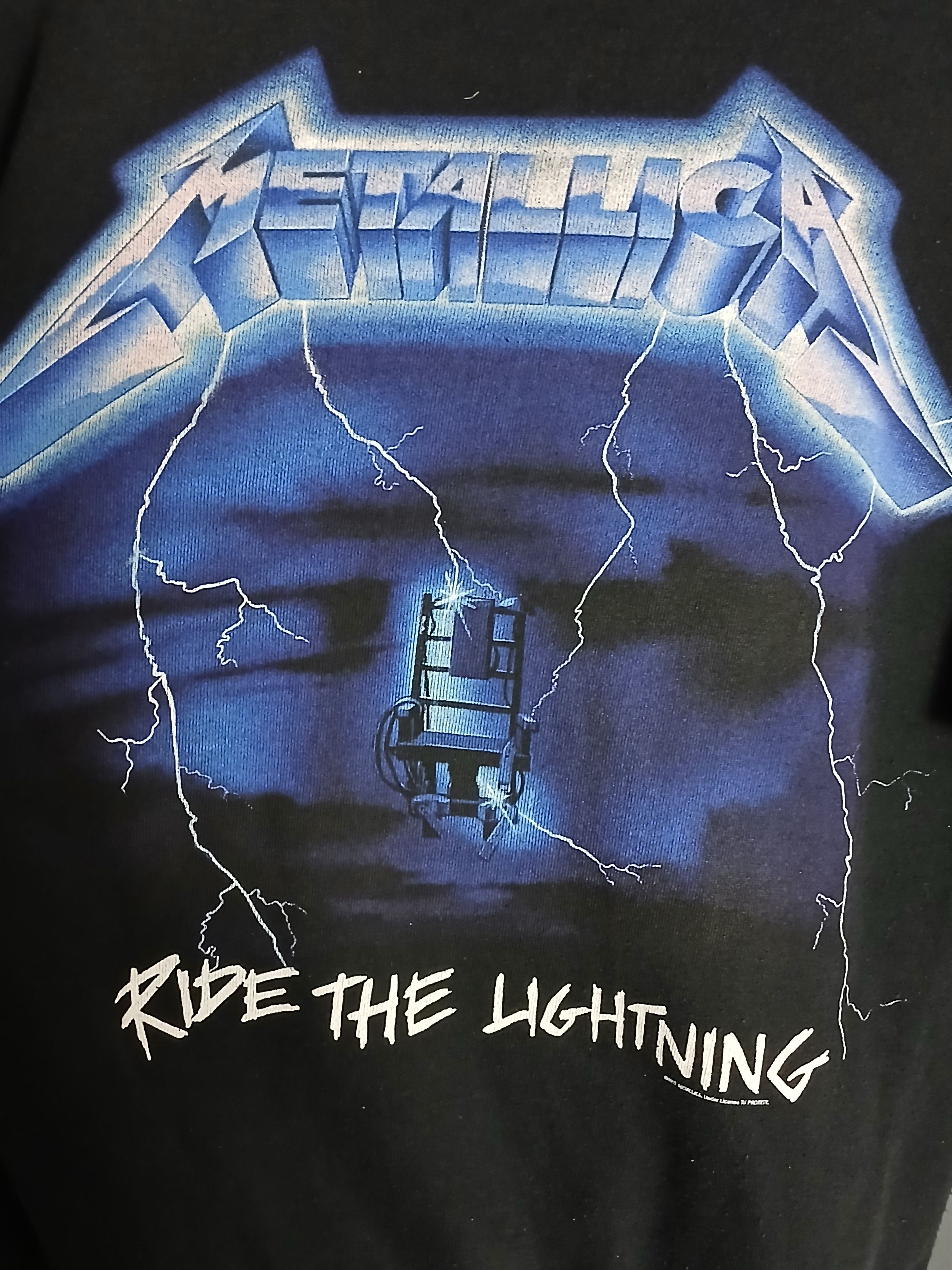 Band Tees Metallica Ride The Lightning Hoodie Size US L / EU 52-54 / 3 - 3 Thumbnail