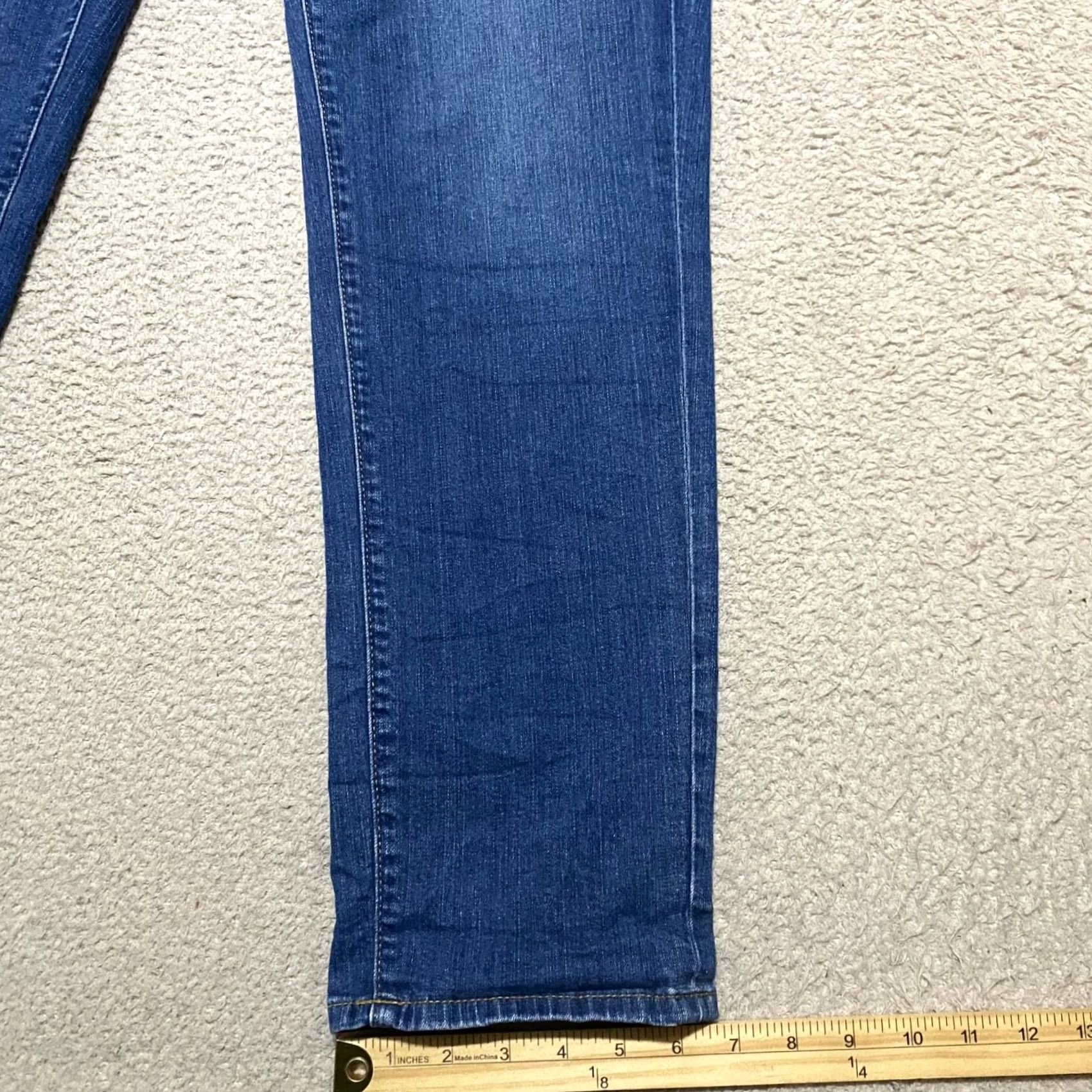 Torrid Torrid Jeans 12 Tall Blue Denim Medium Wash Boyfriend Ankle Stretch Shirt Womens Pants Casual Regular Slim Fit Size 34" / US 12 / IT 48 - 5 Thumbnail