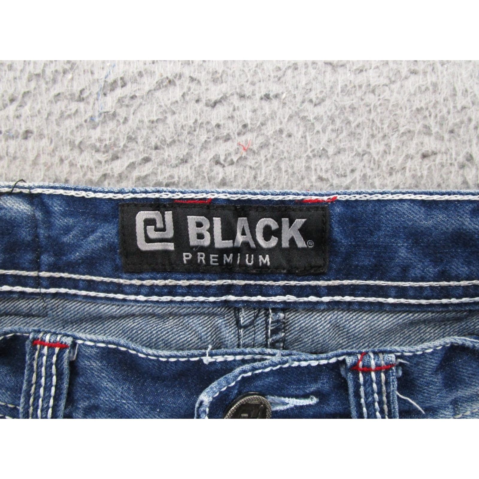 Vintage CJ Black Premium Jeans Bootcut Mens Size 30 Inseam 32 Stretch Blue Flap Pocket Size US 30 / EU 46 - 4 Thumbnail