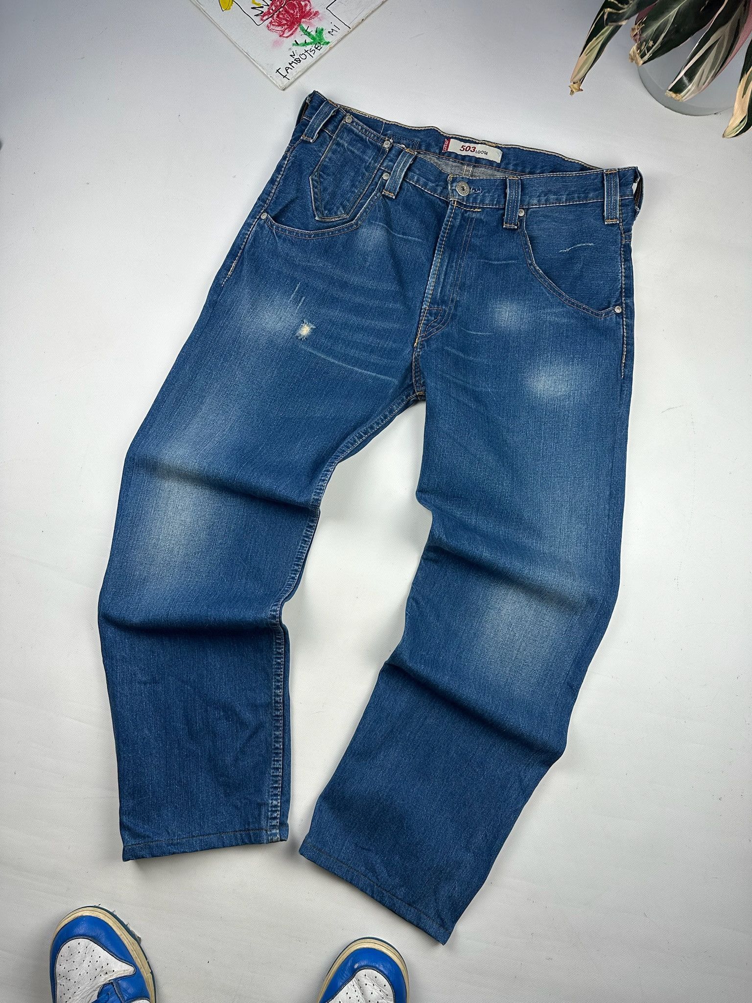 Levi's Levis Engineered Jeans Buckle Back Tag Size US 34 / EU 50 - 3 Thumbnail