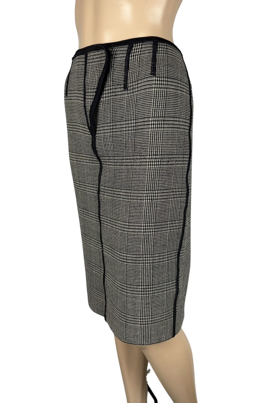 Jean Paul Gaultier Jean Paul Gaultier Wool Glencheck Skirt Vintage UK14 IT46 Size 34" / US 12 / IT 48 - 4 Thumbnail