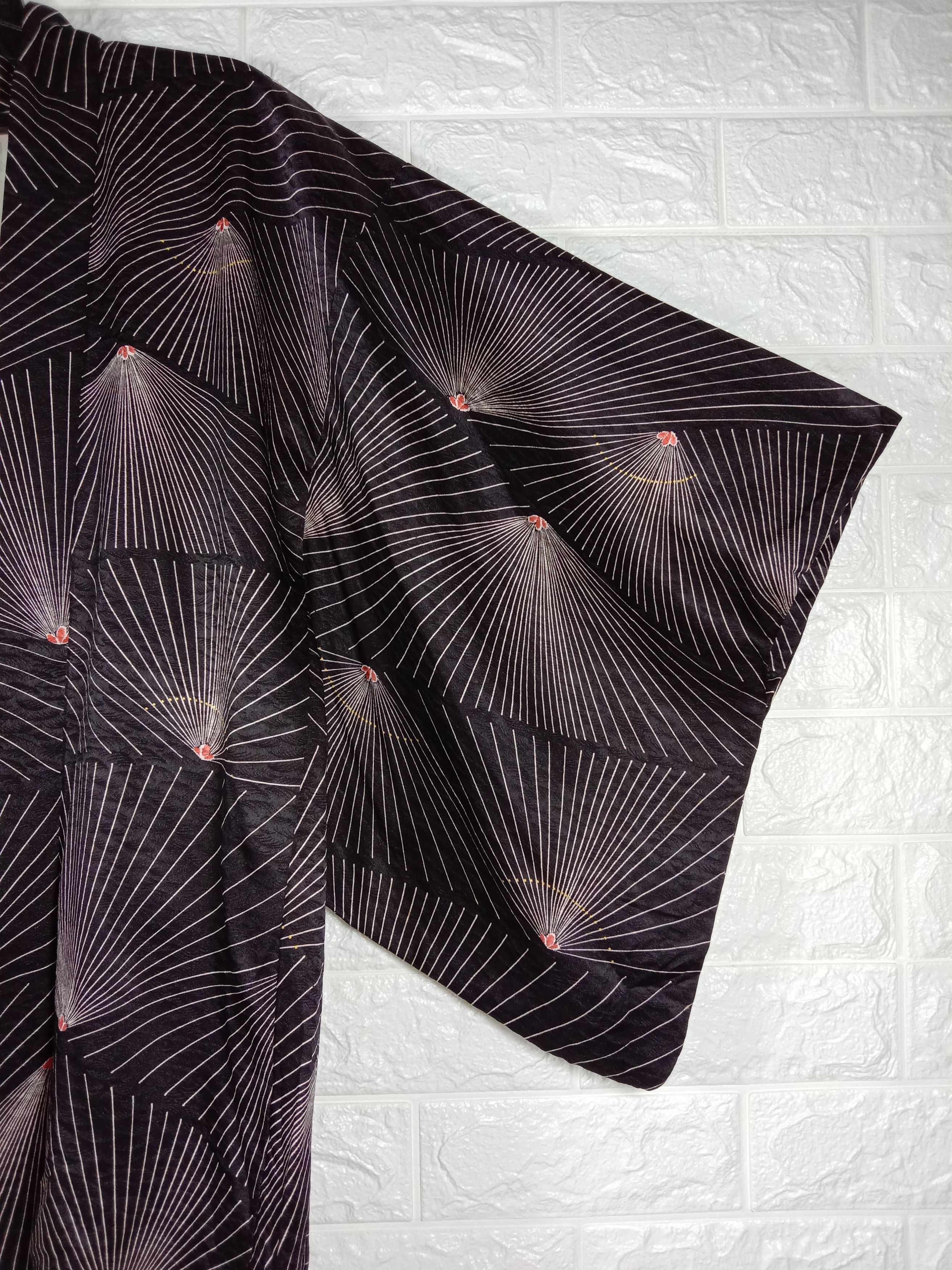 Japanese Brand Vintage Japanese Brand Kimono Art Design Noragi Cardigan Size US XL / EU 56 / 4 - 4 Thumbnail