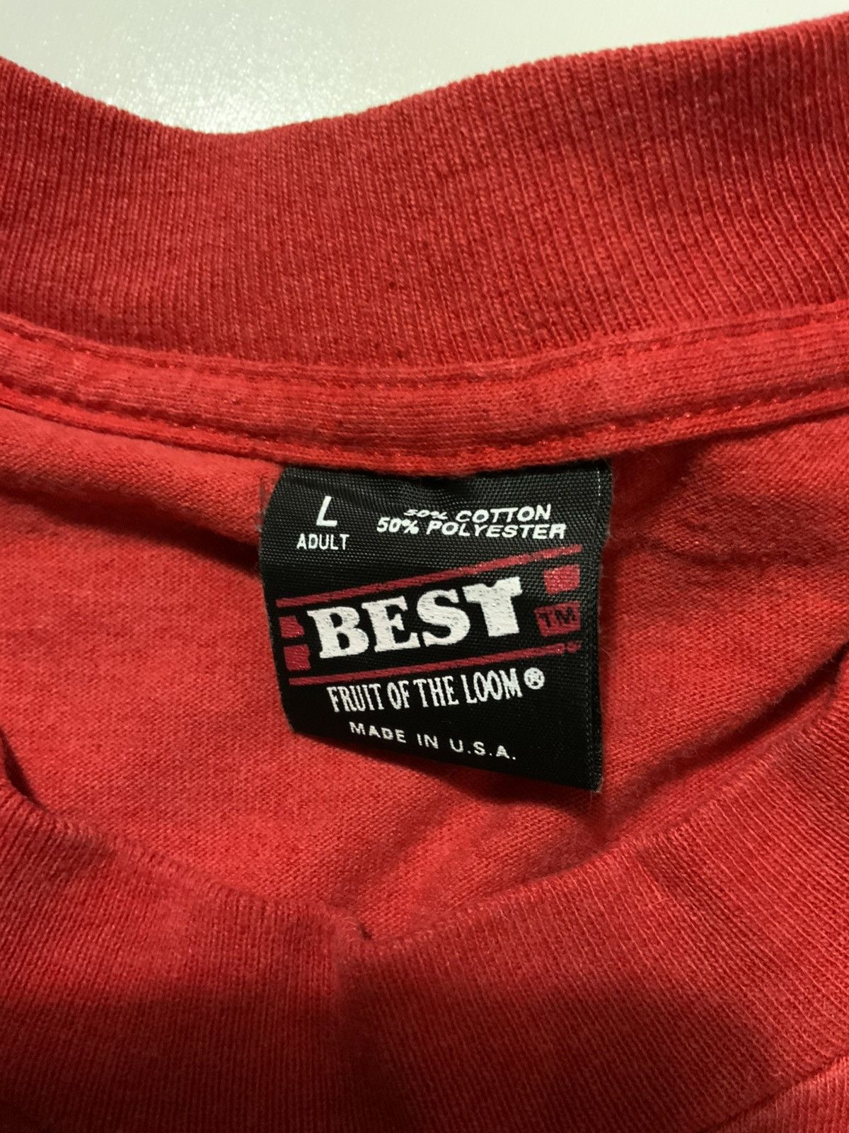 Fruit Of The Loom × Vintage VTG Paradigm Busters Pow! Single Stitch 50/50 T-Shirt Size US L / EU 52-54 / 3 - 5 Thumbnail
