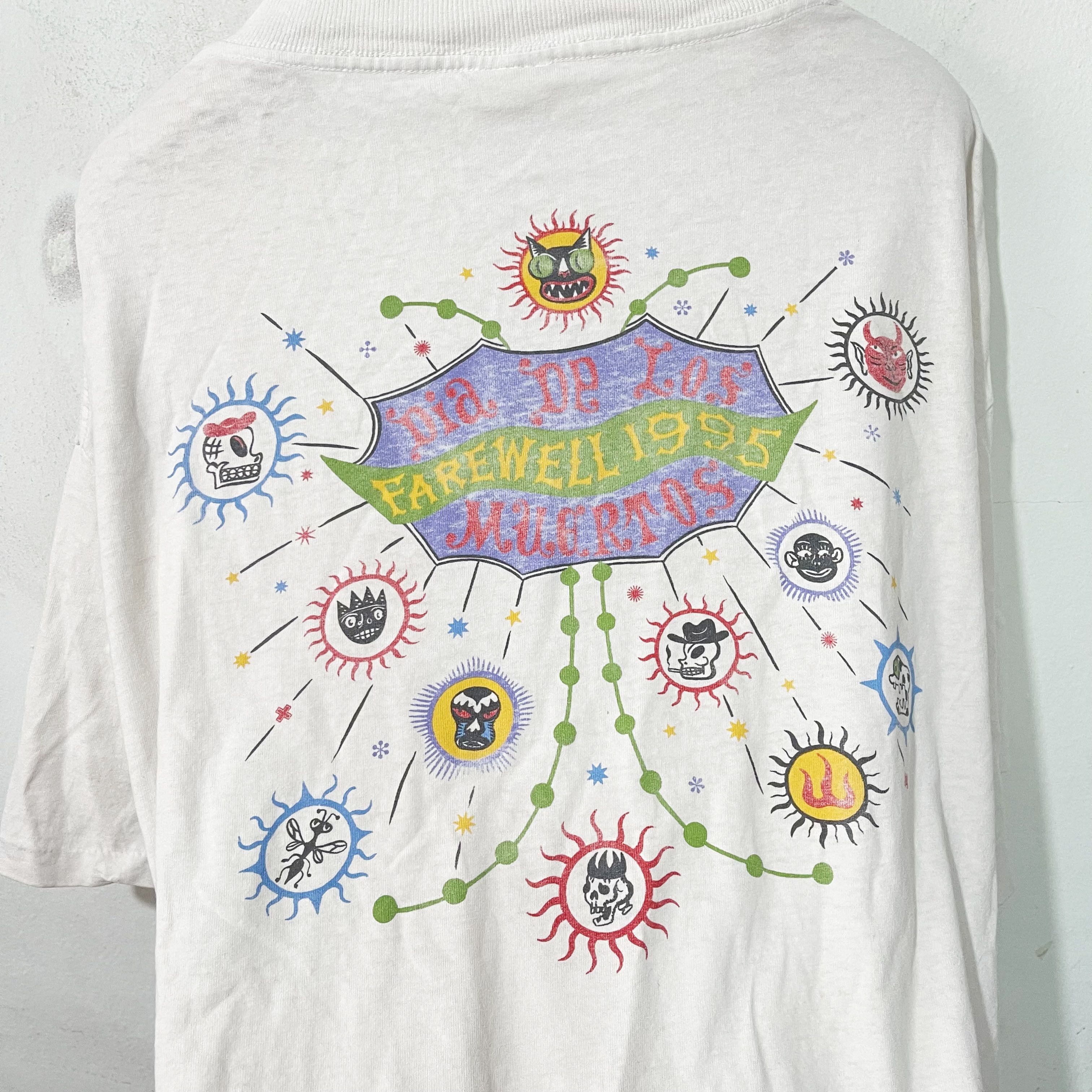 Band Tees Vintage 1995 Oingo Boingo DIa De Los Farewell Tour T-Shirt Size US XL / EU 56 / 4 - 4 Thumbnail