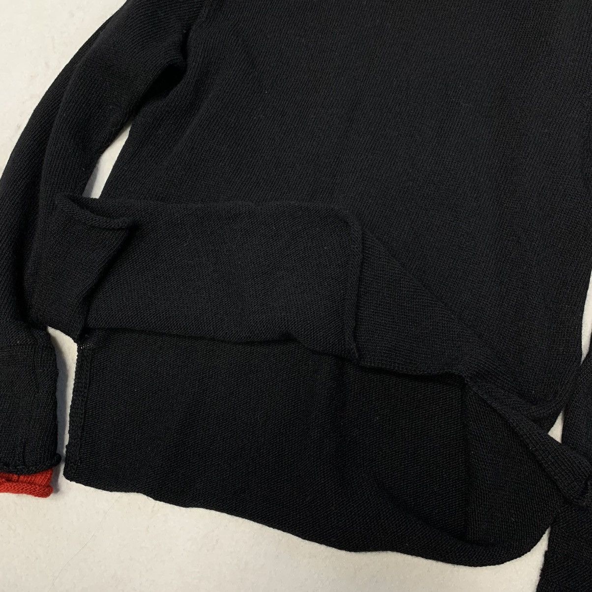 Y's for Men 1990s Y's For Men (Yohji Yamamoto) Layered Cuff Knit Sweater Size US L / EU 52-54 / 3 - 6 Thumbnail