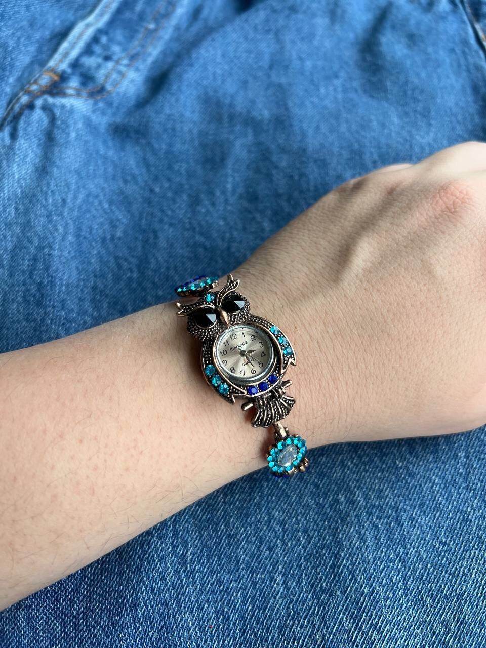 Japanese Brand × Vintage Vintage 🦉 Owl Japanese style futuristic Steel Watch Size ONE SIZE - 5 Thumbnail