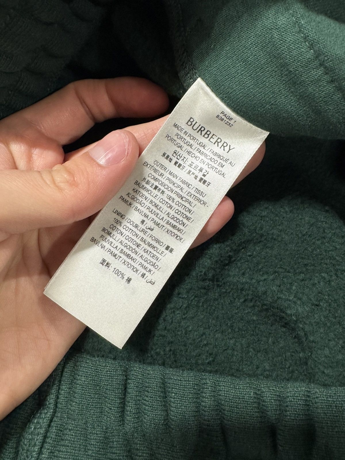 Burberry Burberry Logo Patch Sweatshorts NEW 850$ Size US 40 / EU 56 - 6 Thumbnail