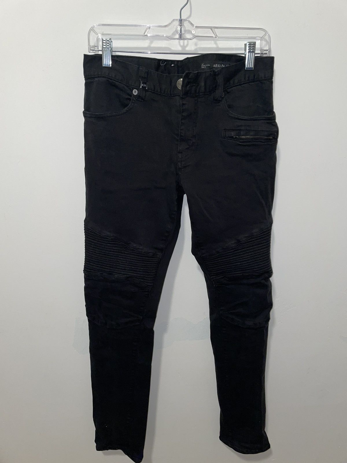 Armani Exchange Armani Exchange J27 Skinny Biker Jeans Size US 30 / EU 46 - 1 Thumbnail