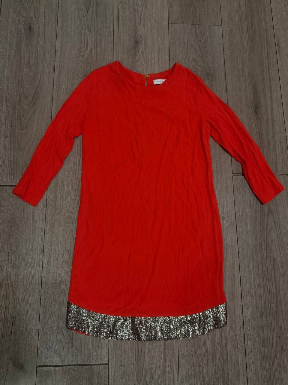 Sandro Sandro Paris Dress Womens Luxury Size M Red Size M / US 6-8 / IT 42-44 - 1 Thumbnail