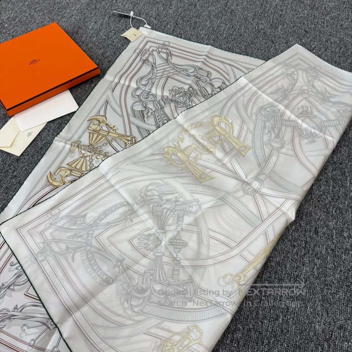 Hermes Hermes The legendary saddle bridle and silk scarf| Size ONE SIZE - 2 Thumbnail