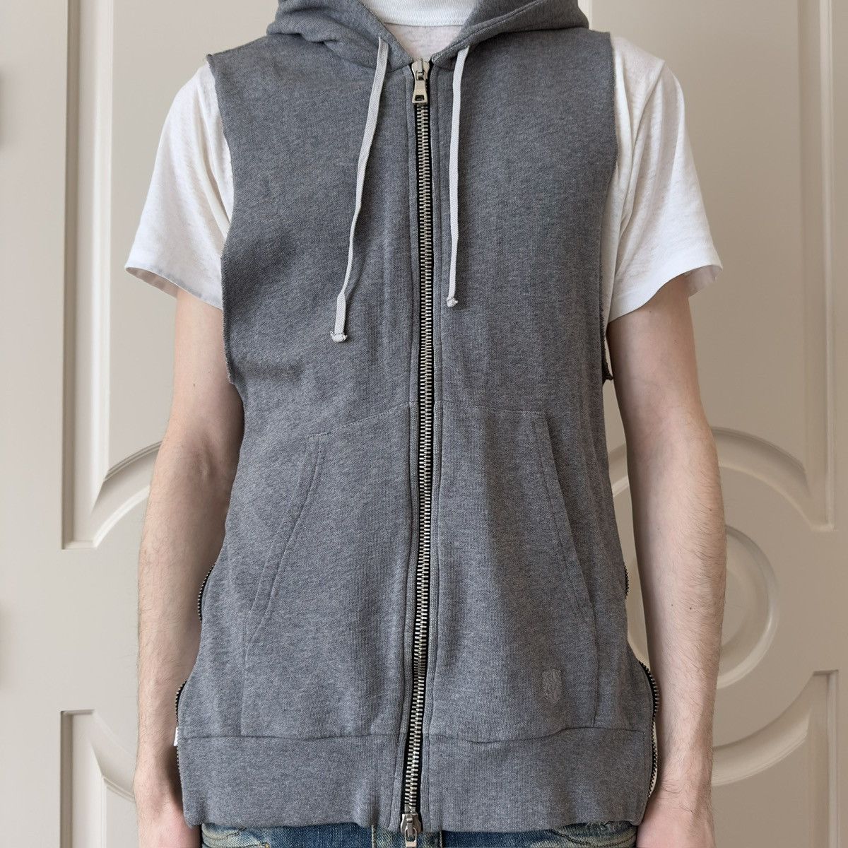 Balmain Balmain F/W 2011 Decarnin Sleeveless Hoodie Size US XS / EU 42 / 0 - 6 Thumbnail