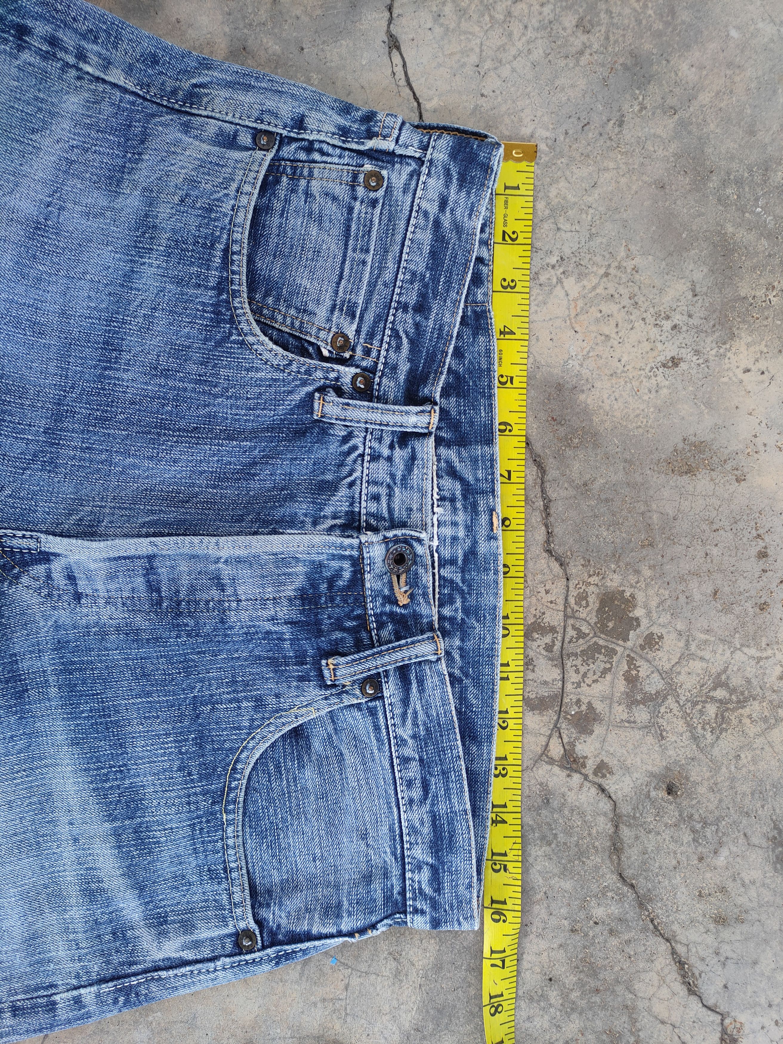 Japanese Brand Vintage japanese selvedge faded jeans denim pants Size US 32 / EU 48 - 6 Thumbnail
