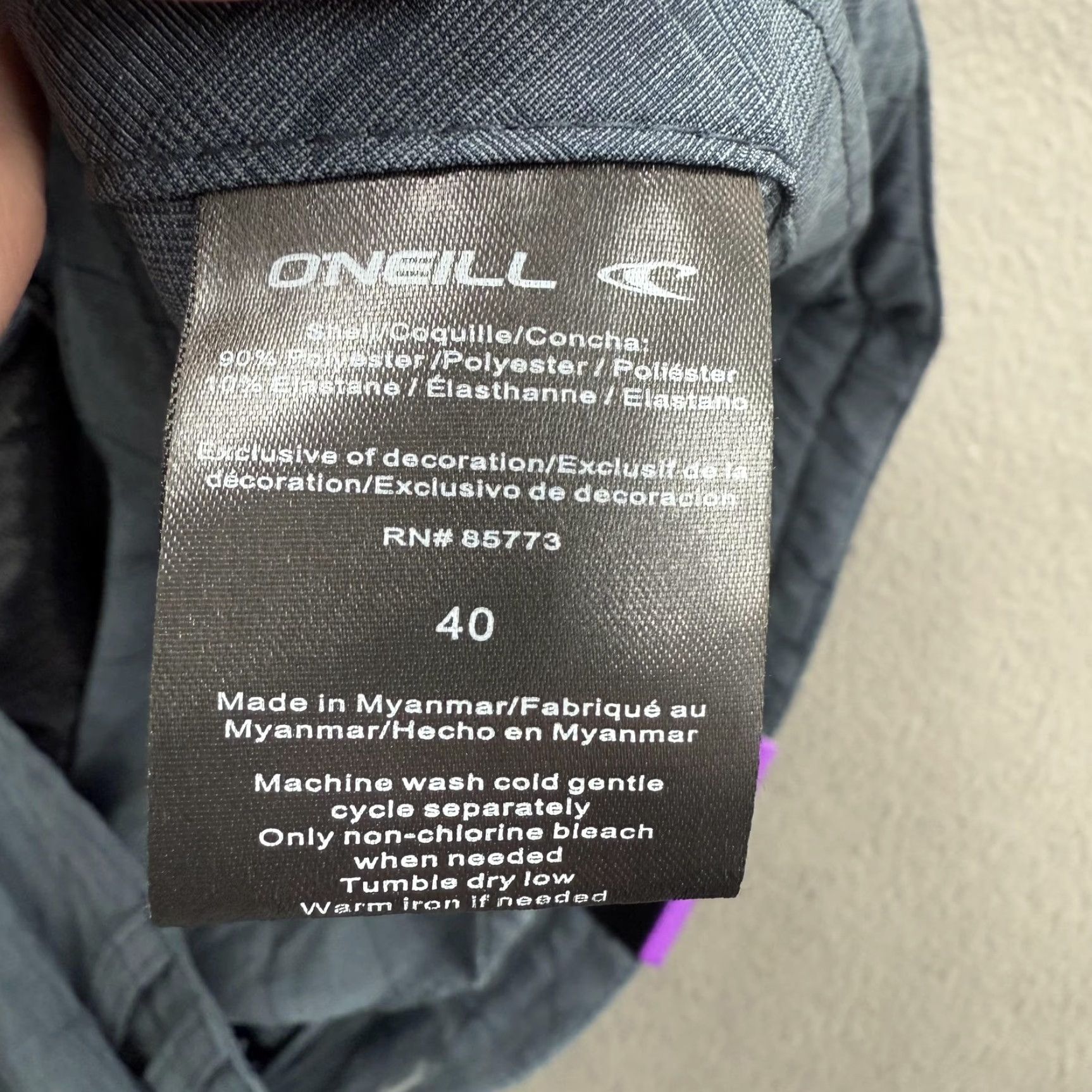 O'Neill O'Neill Crossover Shorts Mens 40 Dark Navy Quick Dry Stretch Pocket NWT Outdoor Cargo 11" Inseam Mens Blue NWT Size US 40 / EU 56 - 6 Thumbnail