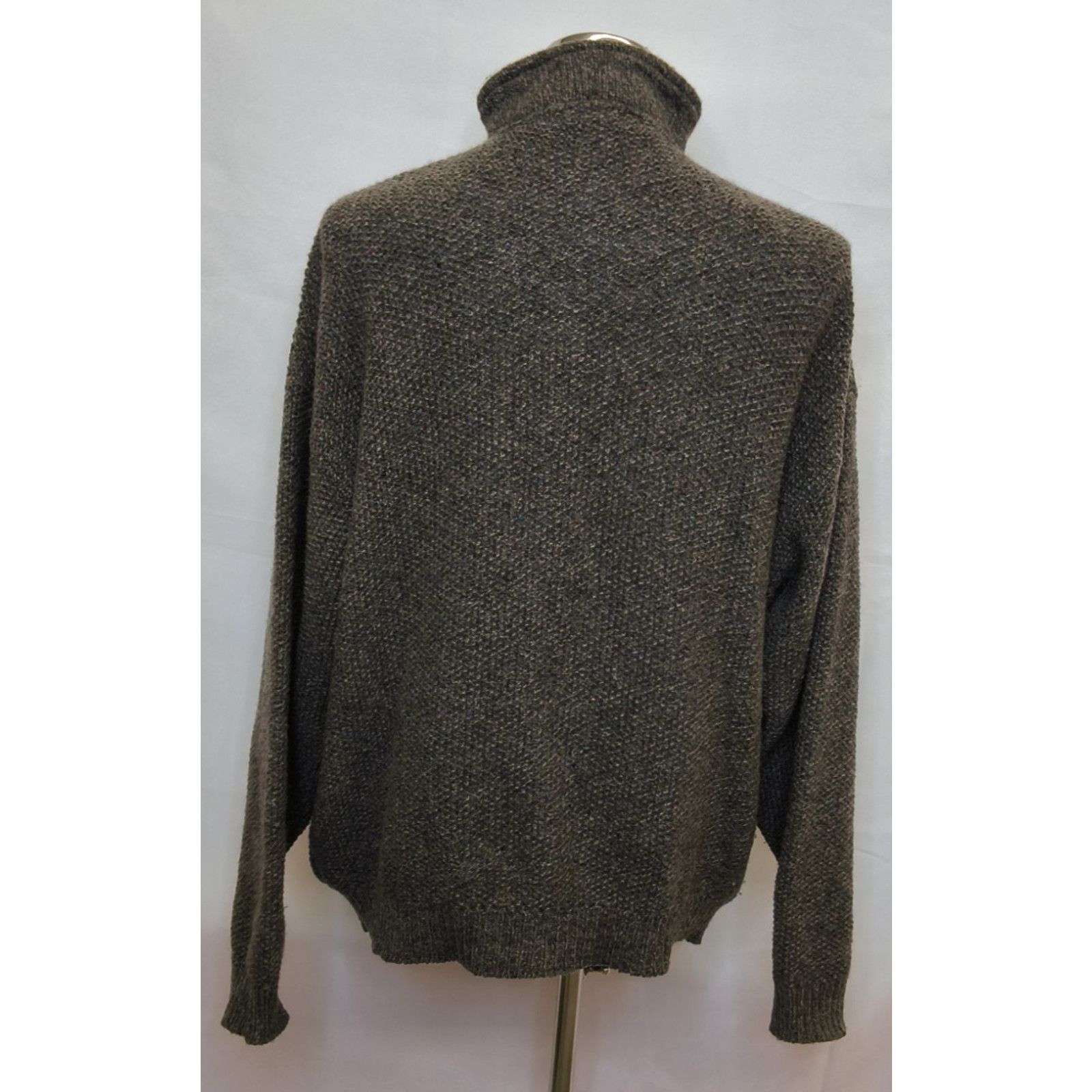 Orvis Orvis Zip Wool Sweater Men's 2XL Brown Vintage Outdoor USA Size US XXL / EU 58 / 5 - 3 Thumbnail