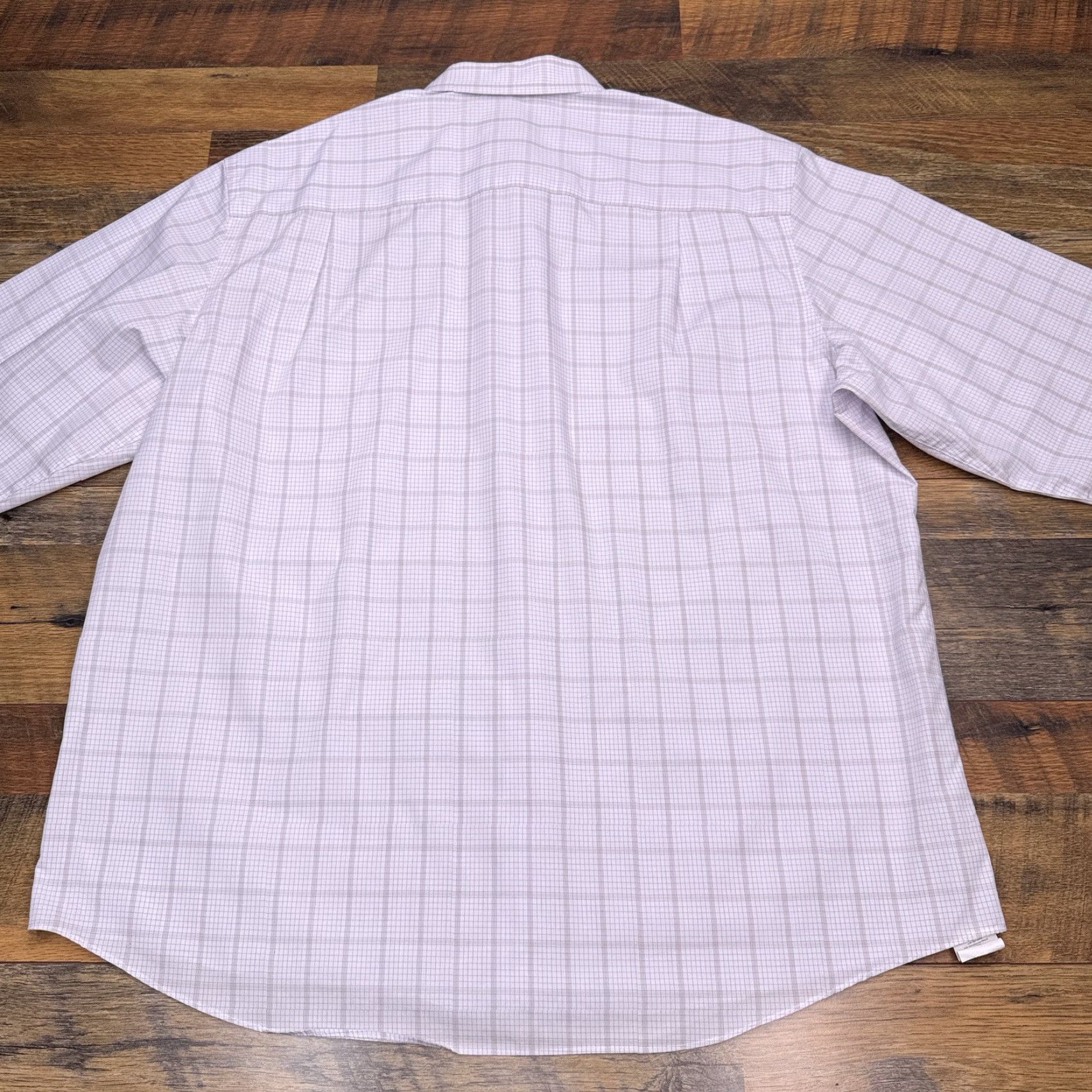 Vintage Donald J. Trump Shirt Mens Regular Fit 18 White Plaid Non-Iron Button Up Shirt Size US XXL / EU 58 / 5 - 4 Thumbnail