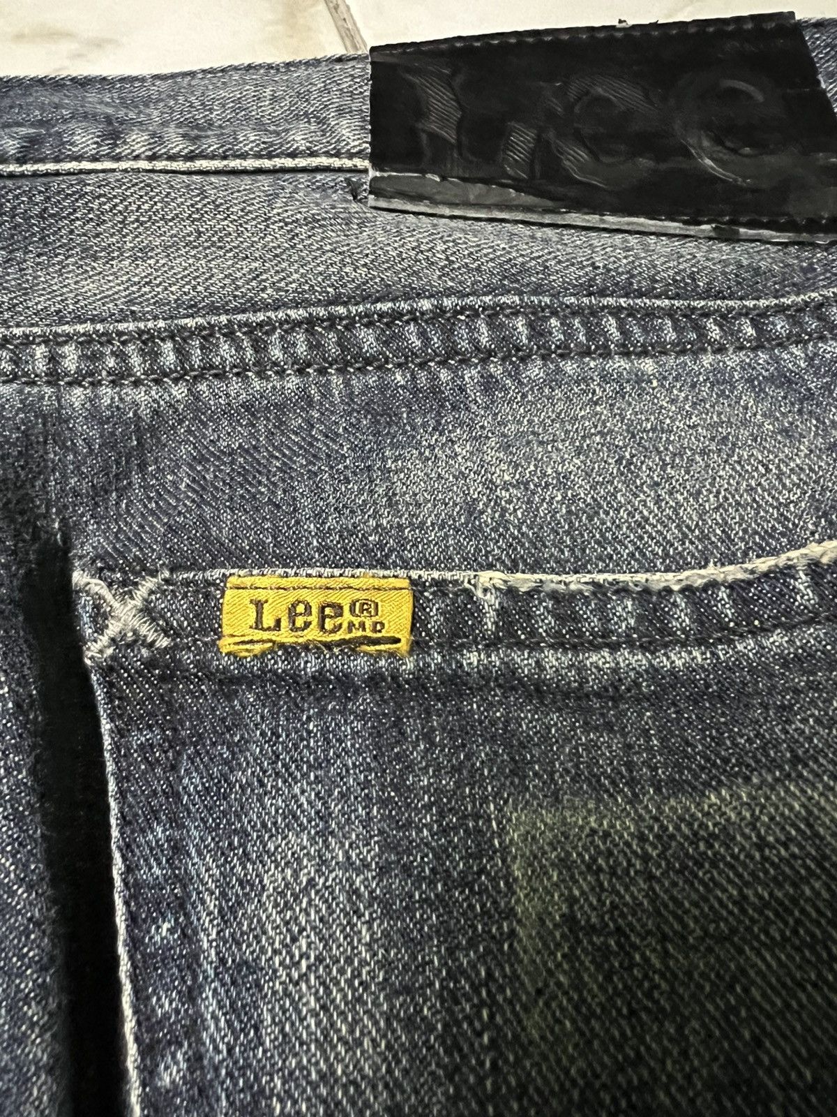 If Six Was Nine × Lee 💥FLARE💥VINTAGE LEE RIDER WASHED DISTRESS JEAN JAPAN Size US 33 - 20 Thumbnail