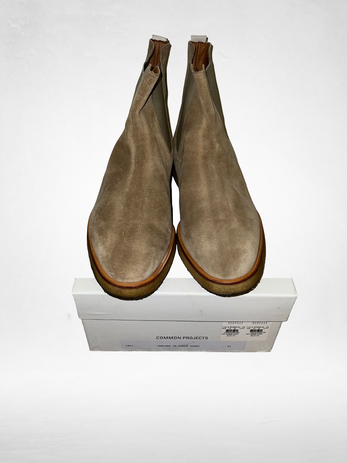 Common Projects Common Projects Suede Chelsea Boots Size US 10 / EU 43 - 2 Thumbnail