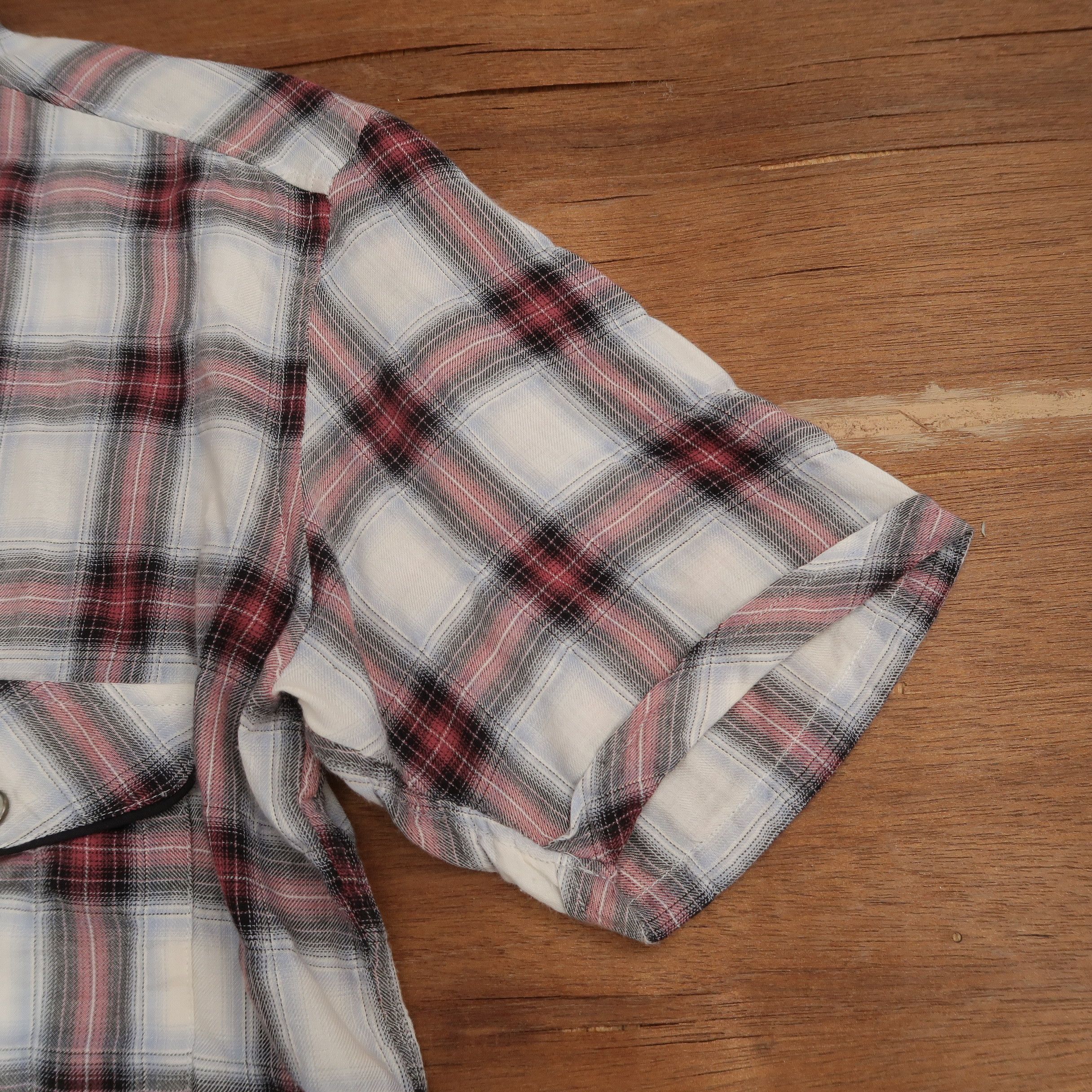 Yohji Yamamoto 90s Yohji Yamamoto AAR Psychedelic Plaid Shirt Size US S / EU 44-46 / 1 - 8 Thumbnail