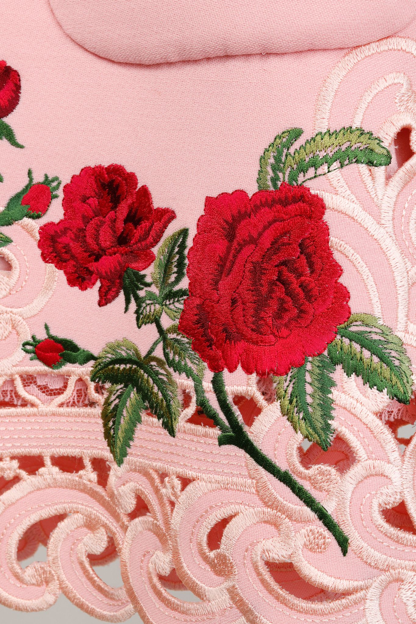 Dolce & Gabbana Dolce & Gabbana AW/15 Runway Wool Floral-Embroidered Dress Size XS / US 0-2 / IT 36-38 - 3 Thumbnail