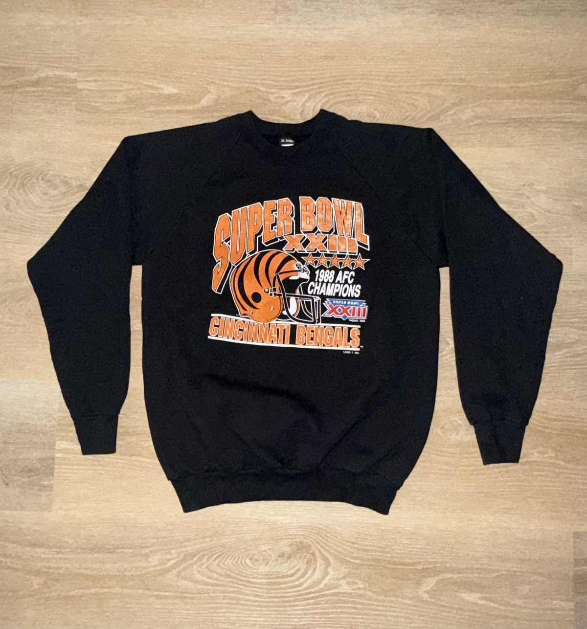 NFL Vintage 1988 Cincinnati Bengals Super Bowl Sweatshirt Size US XL / EU 56 / 4 - 1 Thumbnail