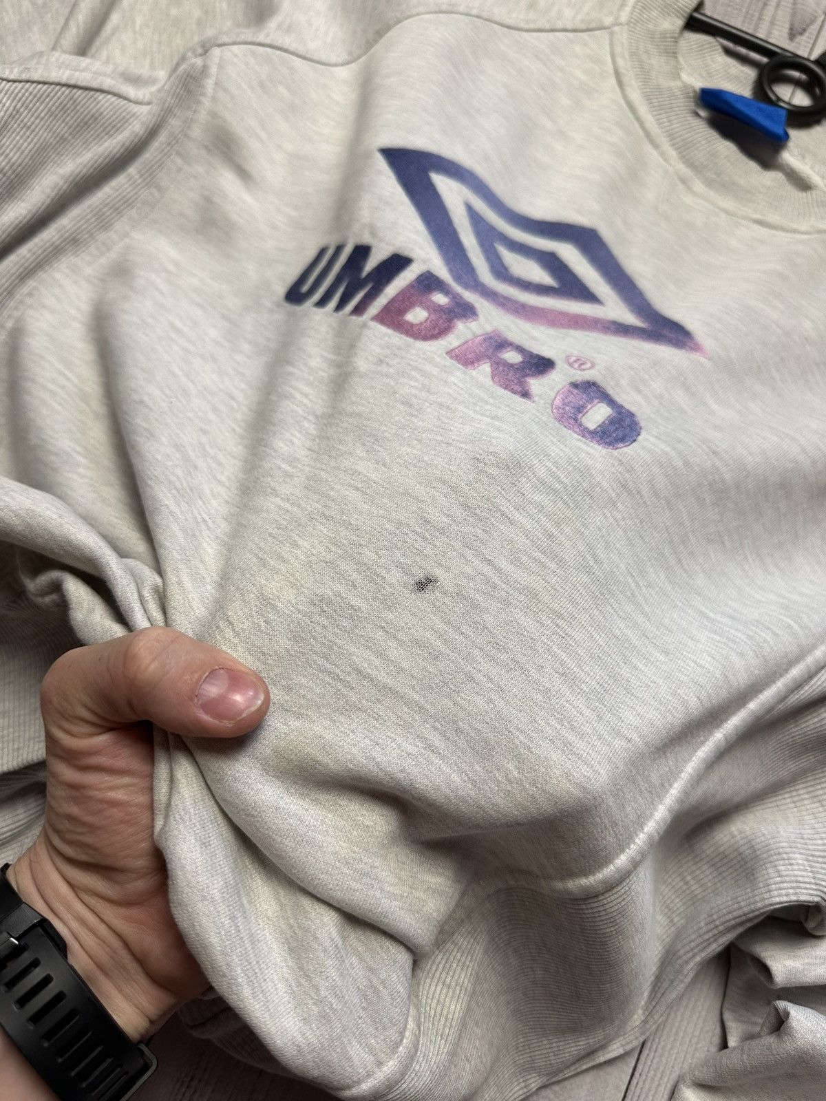 Umbro Vintage Umbro Pro training big logo sweatshirt size M Size US M / EU 48-50 / 2 - 7 Thumbnail