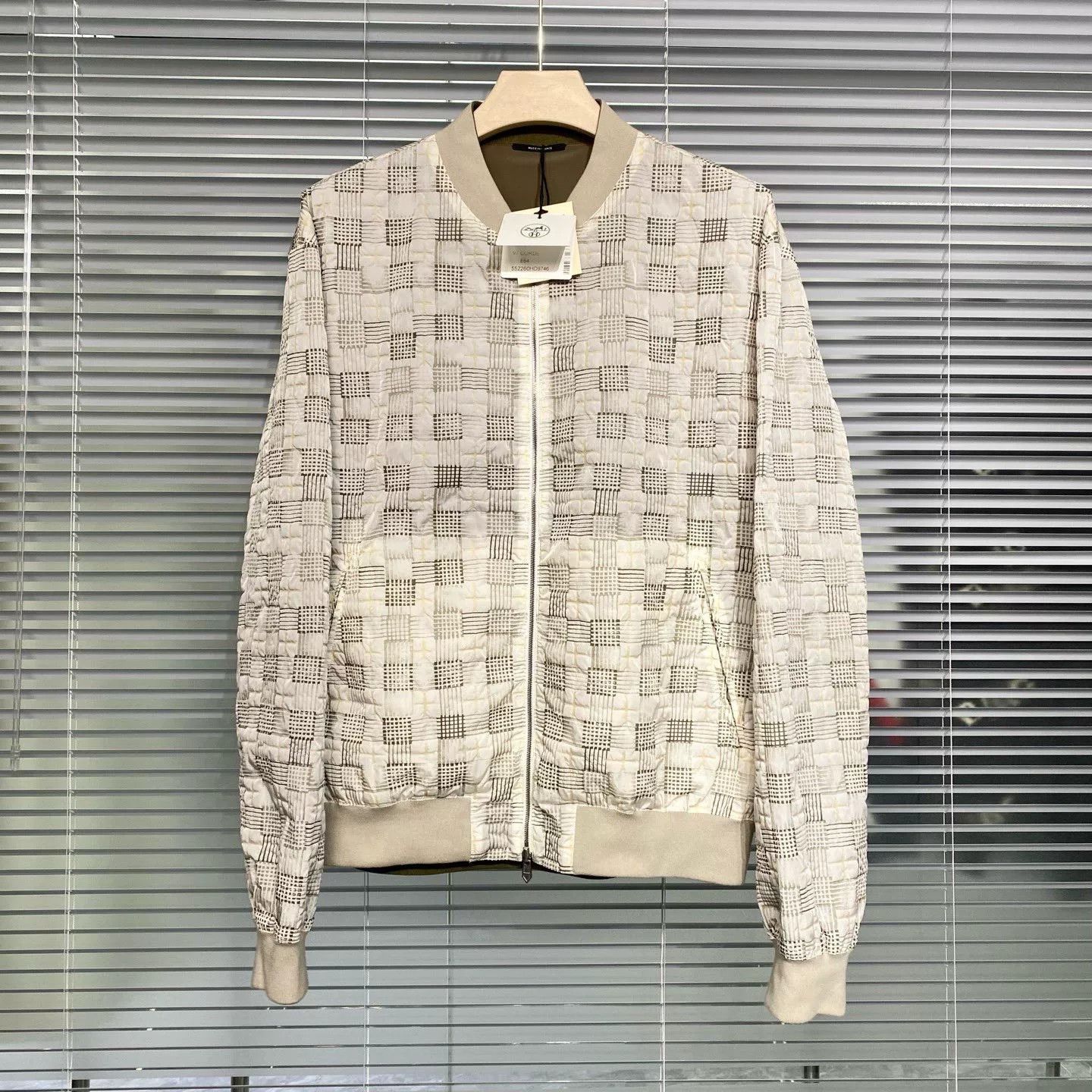 Hermes hermes gray green baseball jacket dual-sided Size US L / EU 52-54 / 3 - 1 Thumbnail