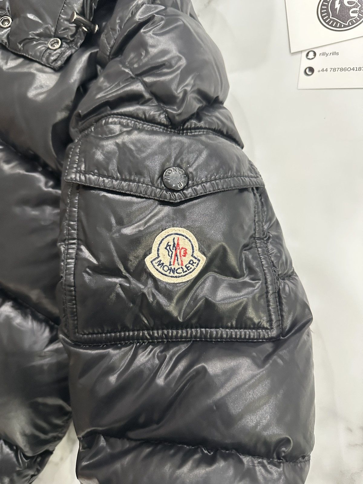 Moncler Black Moncler Maya Jacket Size 5 Size US XL / EU 56 / 4 - 4 Thumbnail