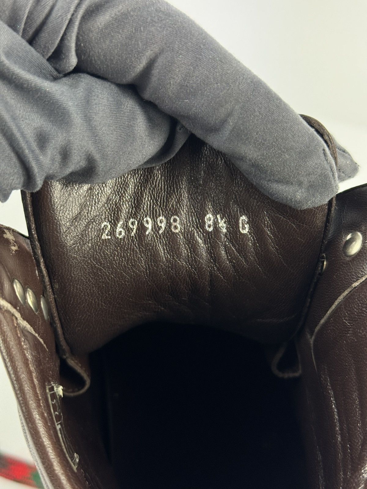 Gucci GUCCI LEATHER HIKING BOOTS Size US 9.5 / EU 42-43 - 15 Thumbnail
