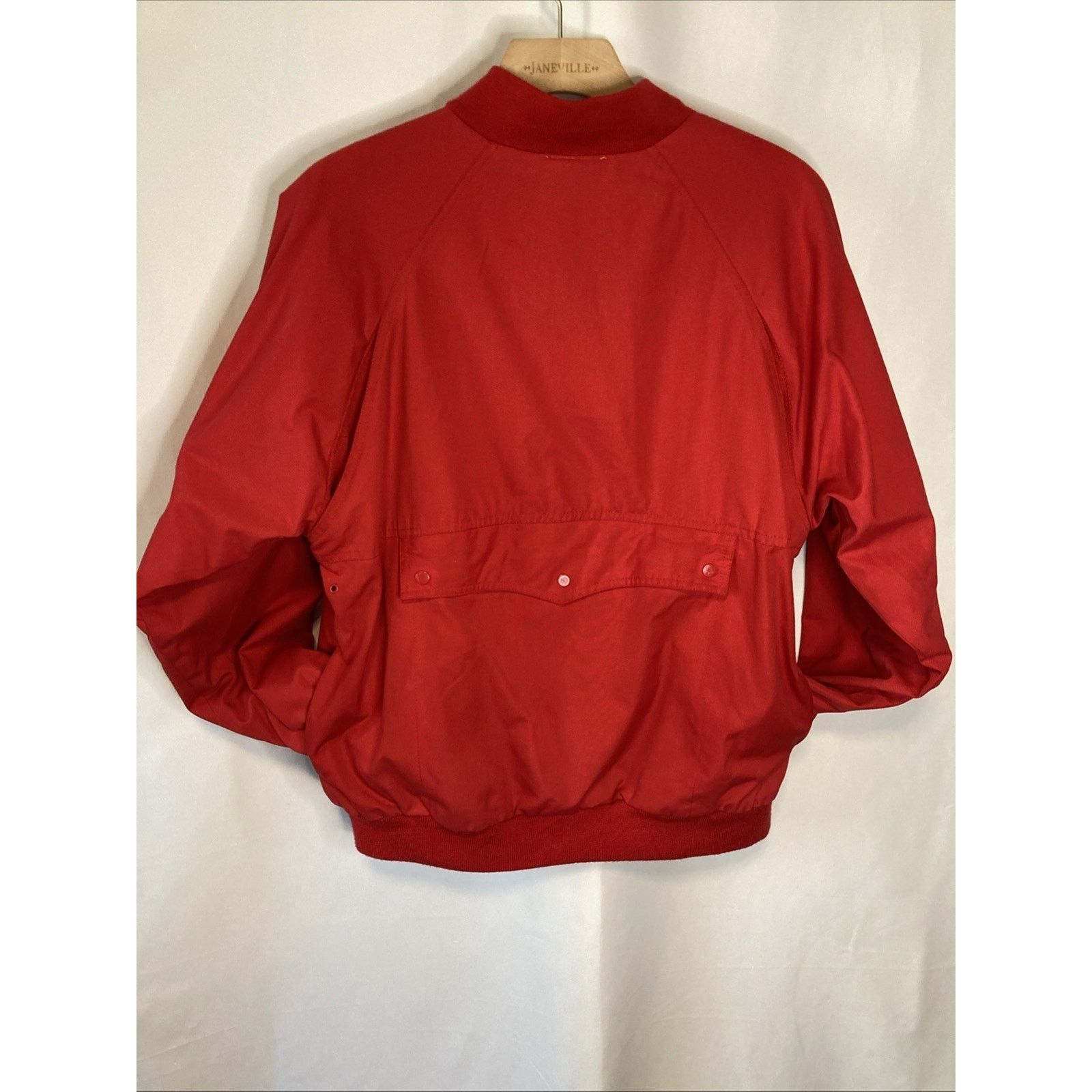 Izod VTG Izod Club Jacket Mens M Red Zip Golf Lined Bomber 80s Size US M / EU 48-50 / 2 - 6 Thumbnail