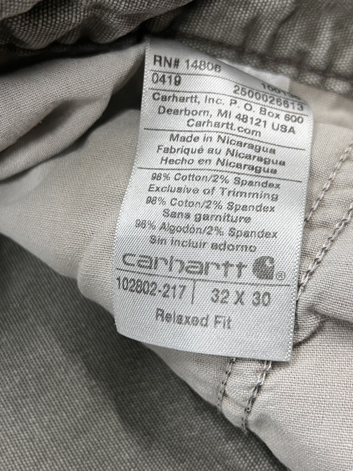 Carhartt Vintage Y2K Carhartt Double Front Relaxed Fit Pants Size US 32 / EU 48 - 6 Thumbnail