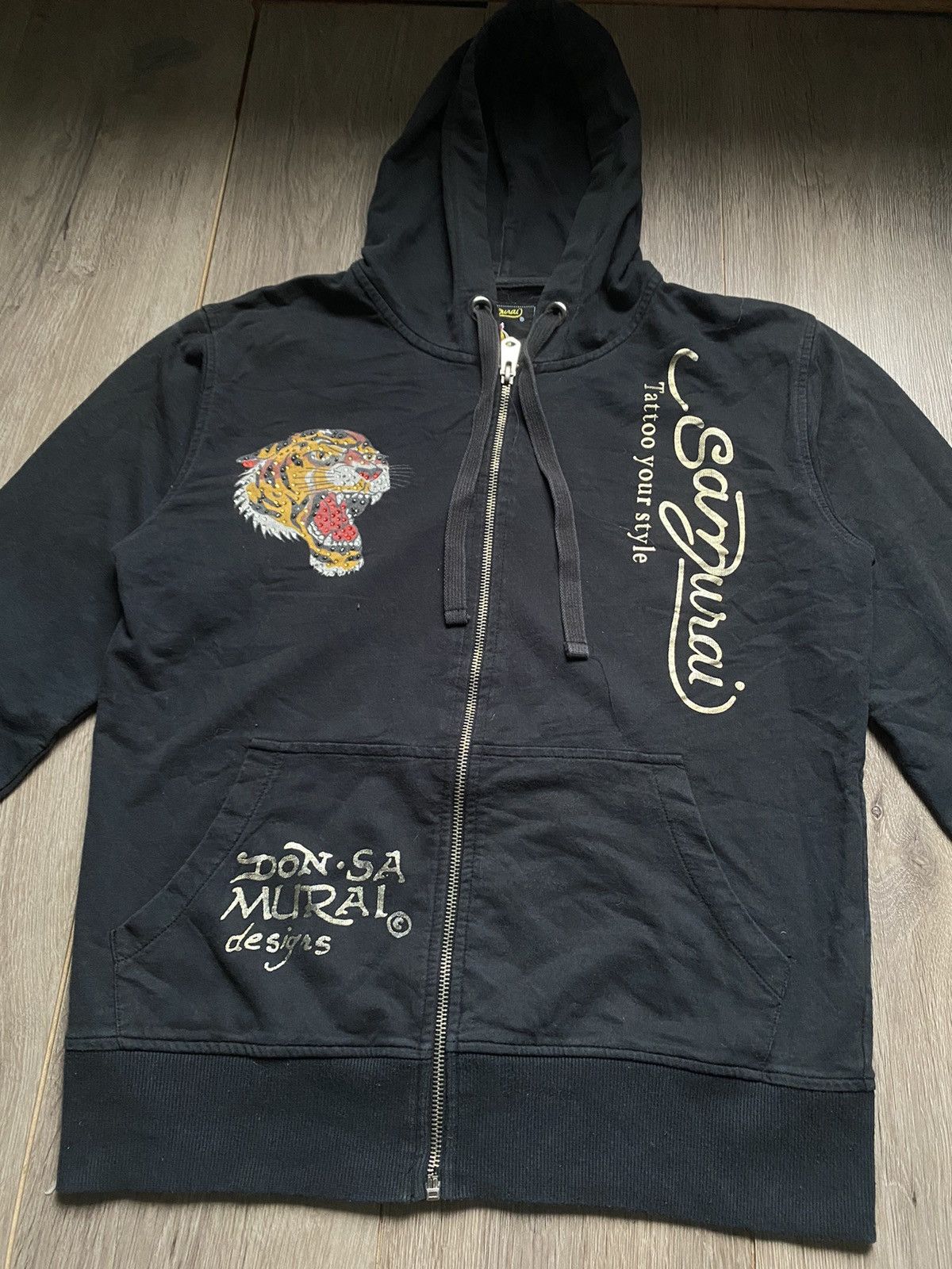 Ed Hardy Ed Hardy Samurai Zip Up Hoodie Ed Hardy Zip Hoodie Samurai Size US M / EU 48-50 / 2 - 3 Thumbnail