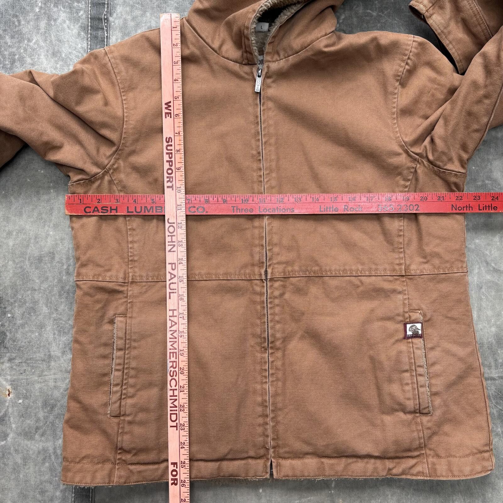Vintage Vintage Carhartt Style Dri Duck Canvas Sherpa Lined Jacket Size L / US 10 / IT 46 - 5 Thumbnail