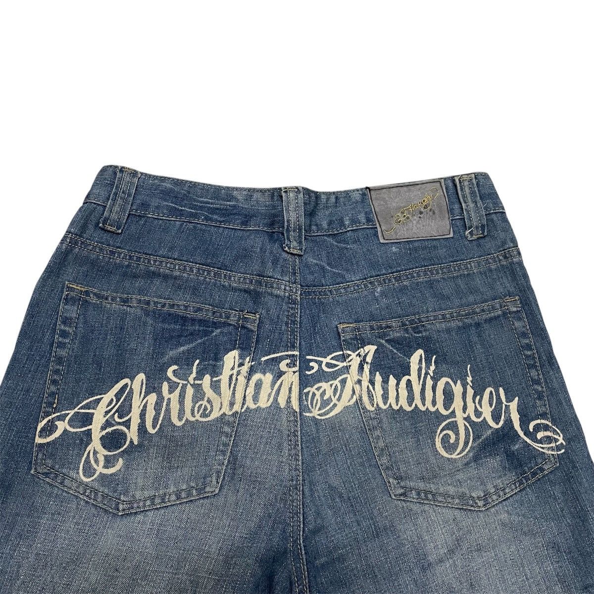 Ed Hardy × Japanese Brand × Vintage Vintage Edhardy flower denim Size US 30 / EU 46 - 9 Thumbnail