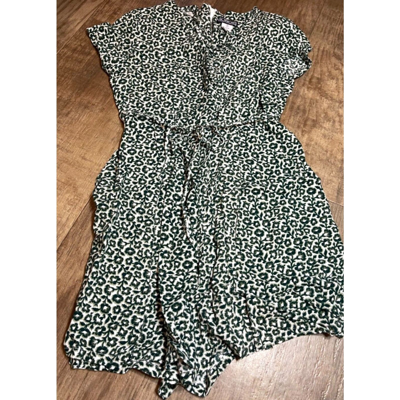 Vintage HONORS Body Suit Womens Size S Green Rayon Size S / US 4 / IT 40 - 2 Thumbnail