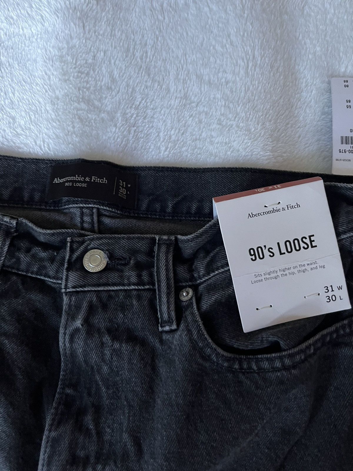 Abercrombie & Fitch Black Abercrombie jeans Size US 31 - 3 Thumbnail