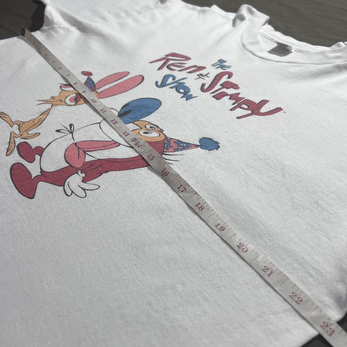 Cartoon Network Vintage 90s The Ren Stimpy Show Nickelodeon Promo Tee XL MTV Size US XL / EU 56 / 4 - 7 Thumbnail