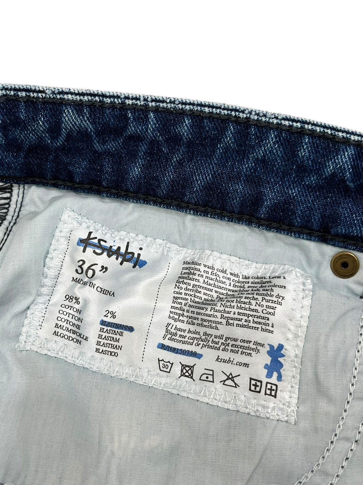 Ksubi Ksubi Chitch Philly Blue Jeans Size US 36 / EU 52 - 7 Thumbnail