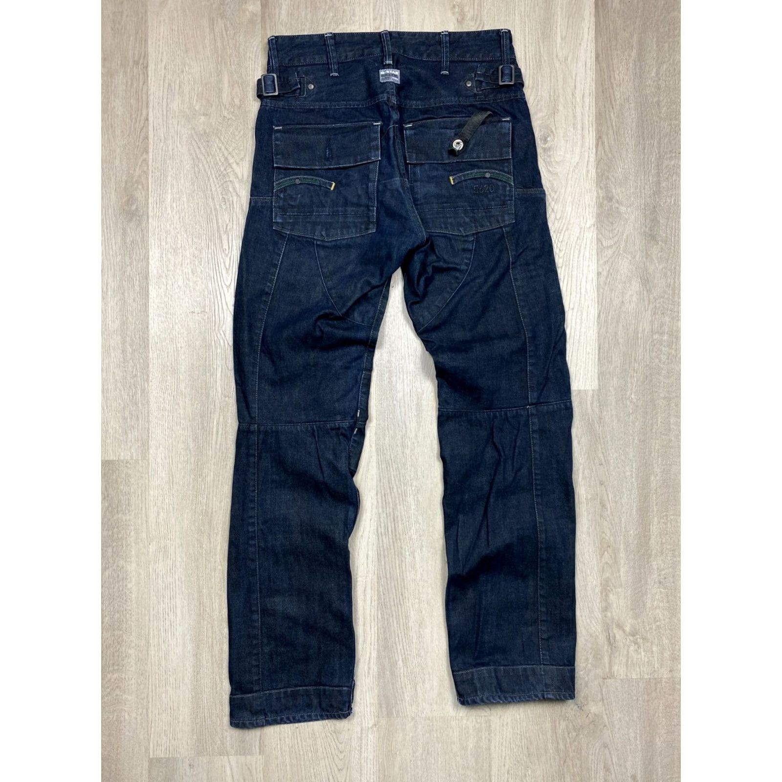 G-Star G Star Raw 5620 Jeans Denim Pants Vintage Double Knee Regular 31 Blue Men Jeans Size US 31 - 6 Thumbnail