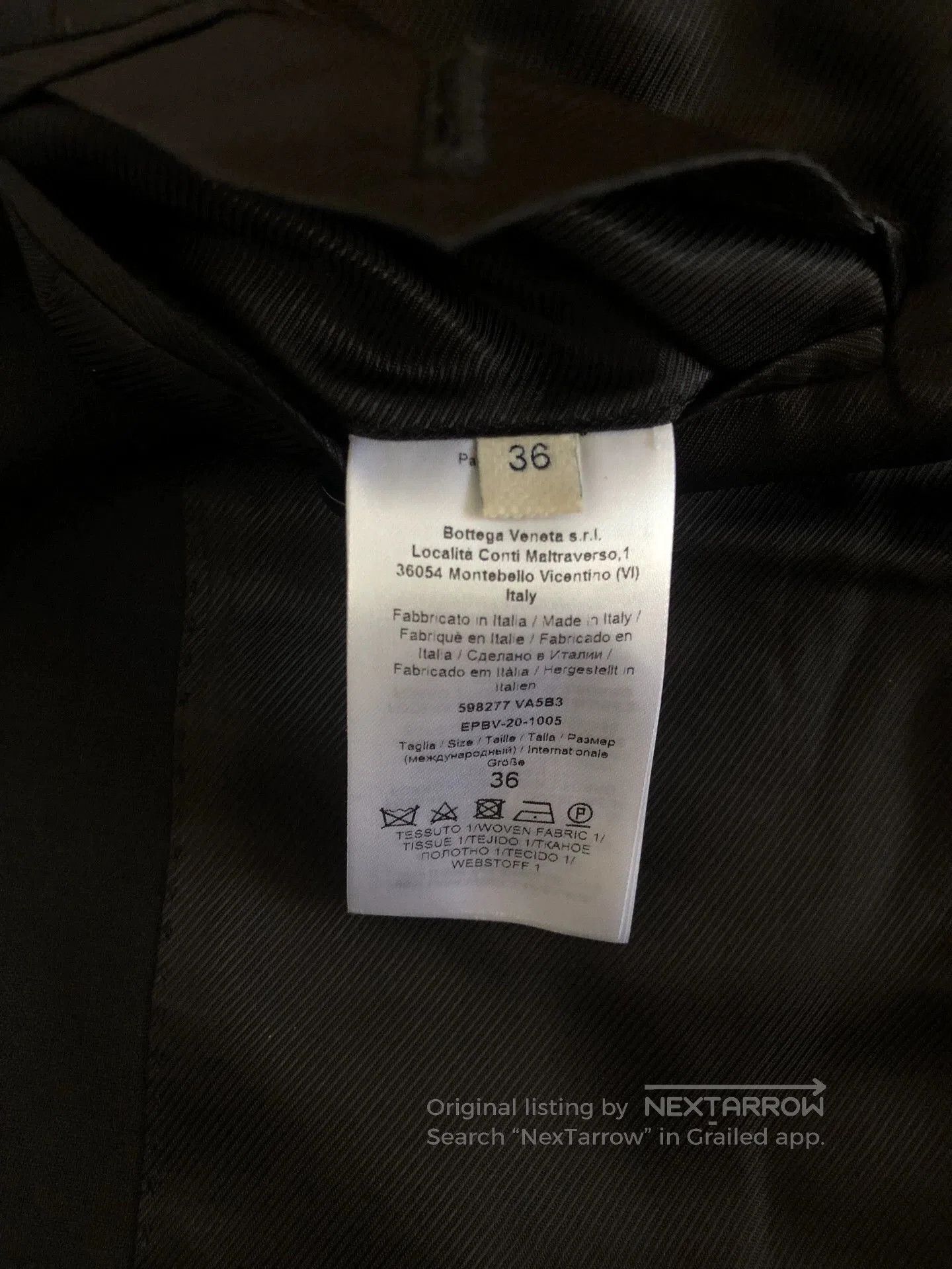 Bottega Veneta Bottega Veneta Gold Buckle Wool Blazer. Size XS / US 0-2 / IT 36-38 - 7 Thumbnail