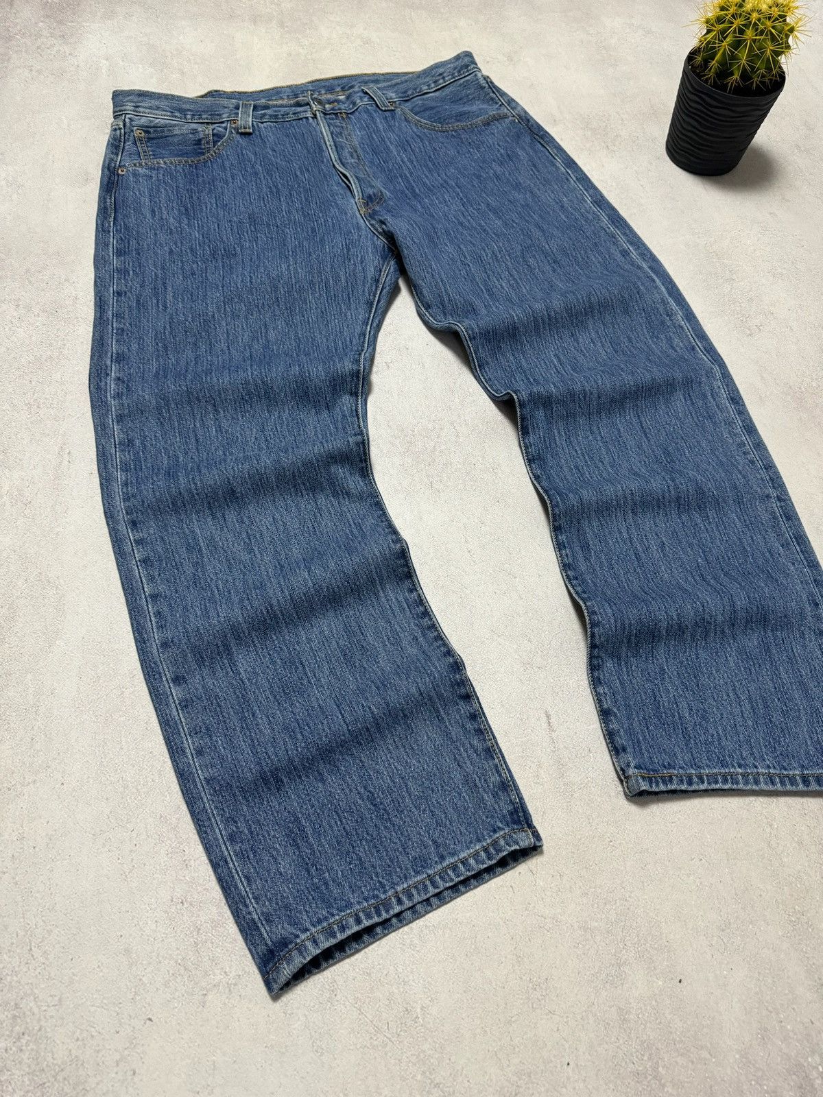 Levi's × Levi's Vintage Clothing Vintage Levis 501 Jeans Denim Pants Baggy 38x29 Y2K 90s Size US 36 / EU 52 - 2 Thumbnail