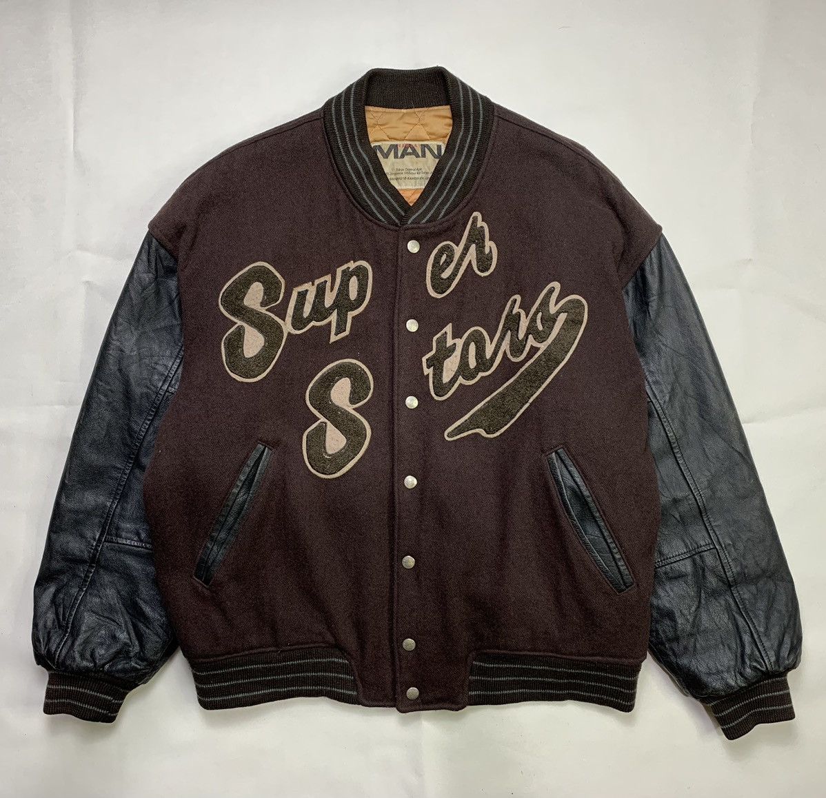 Kansai Yamamoto Vintage Yamamoto Kansai Wool Leather Jacket Size US XL / EU 56 / 4 - 4 Thumbnail