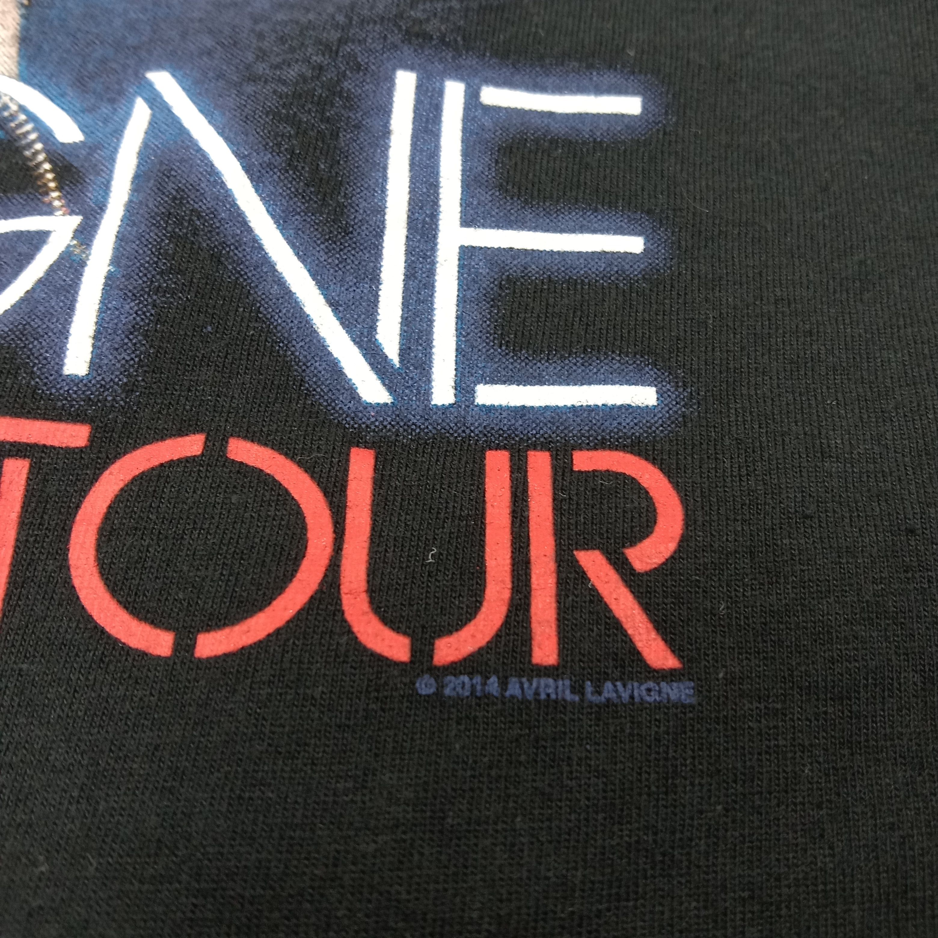 Band Tees The Avril Lavigne Solo Singer Tour Tshirt C259N18 Size US S / EU 44-46 / 1 - 3 Thumbnail