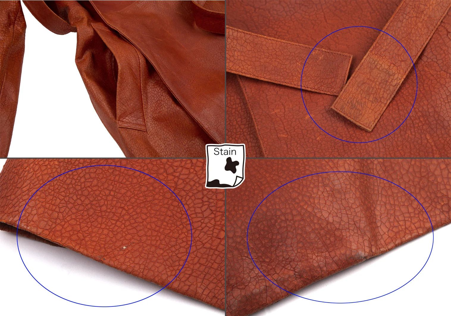 Jean Paul Gaultier Leather Trench Coat in Brown Size 48 Size US M / EU 48-50 / 2 - 10 Thumbnail