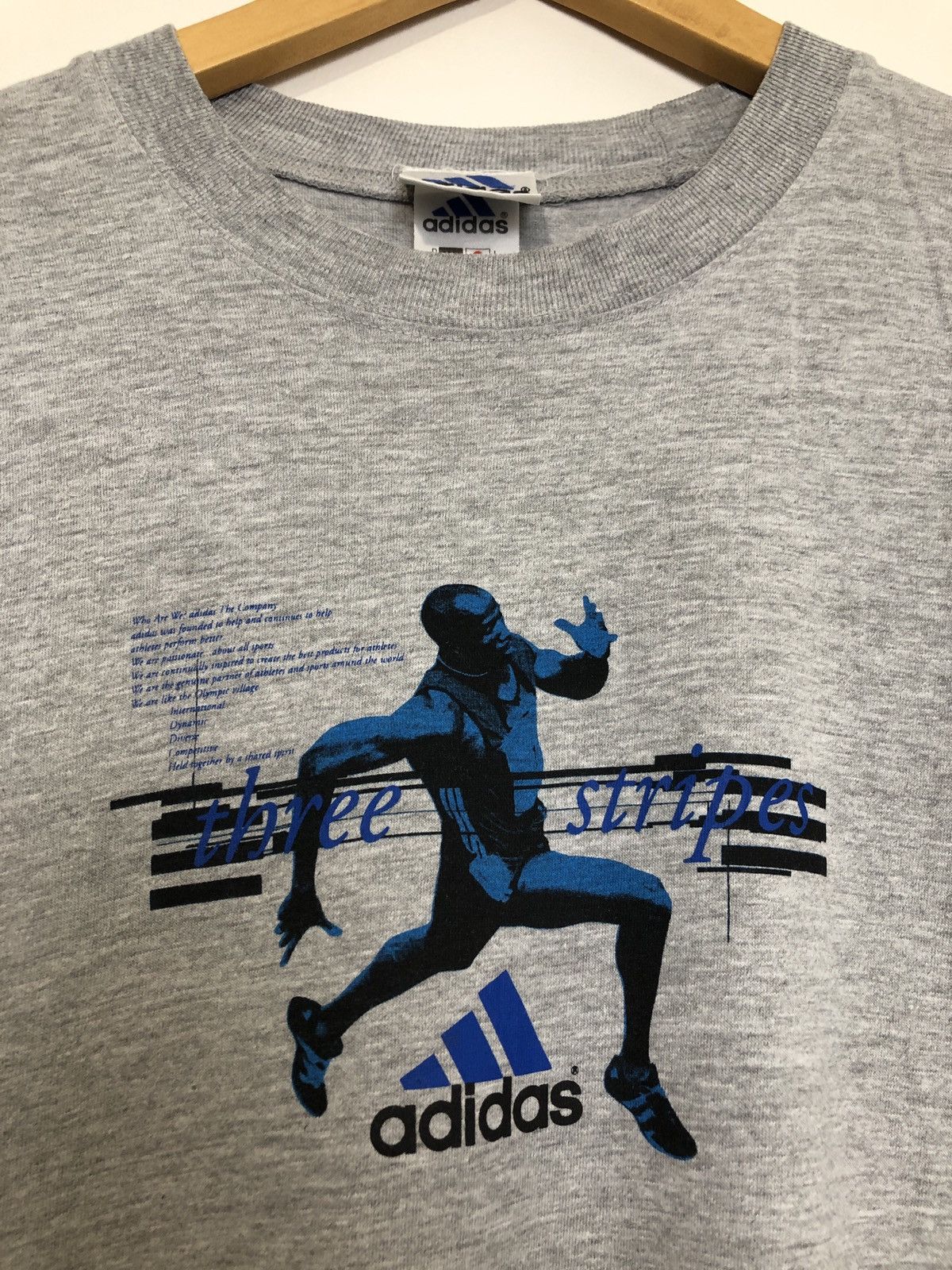 Adidas × Vintage Vintage Adidas T-Shirt Size US L / EU 52-54 / 3 - 2 Thumbnail