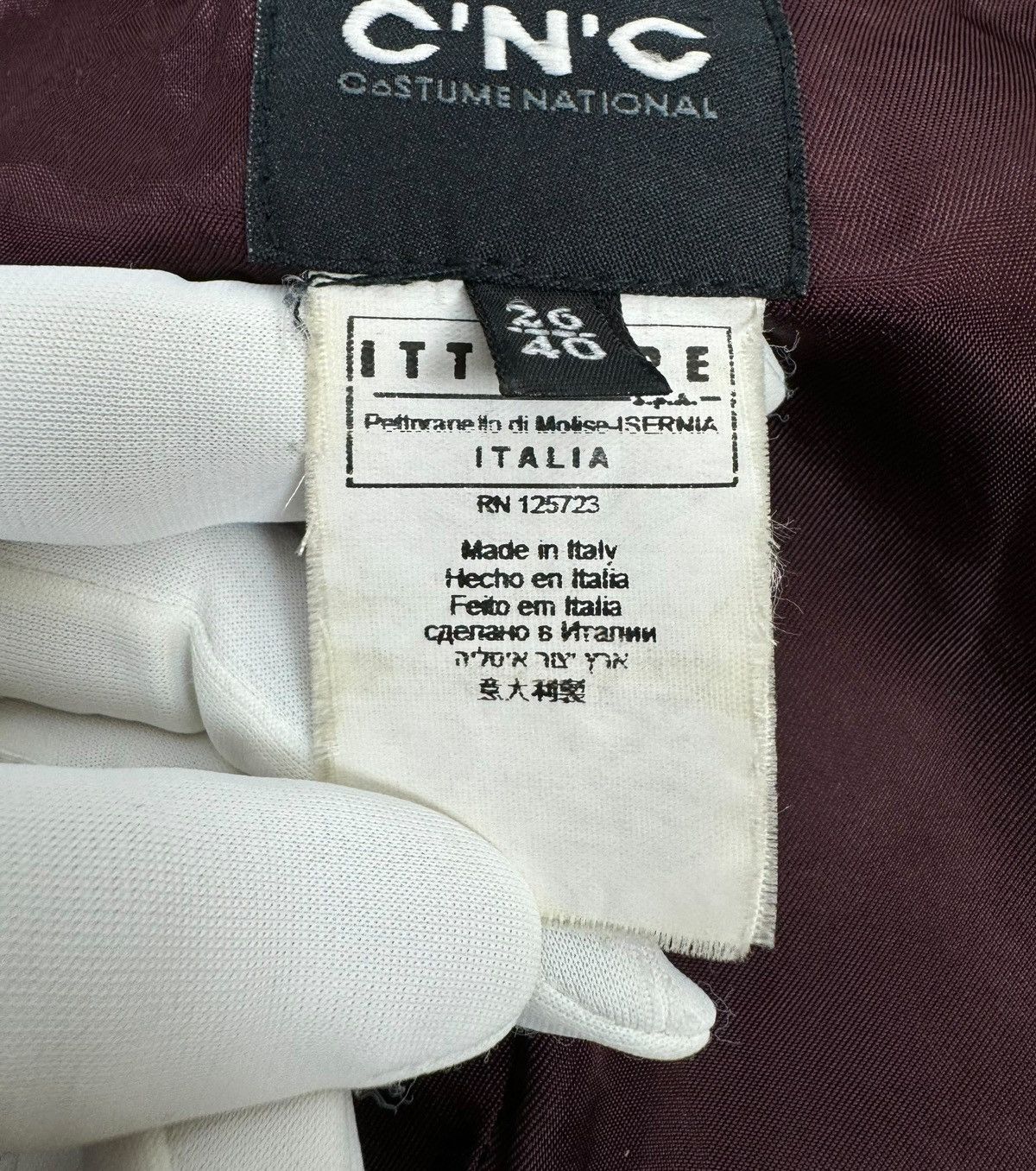 Costume National × Vintage CNC Costume National Wool-Cashmere Coat size 40 Size S / US 4 / IT 40 - 14 Thumbnail