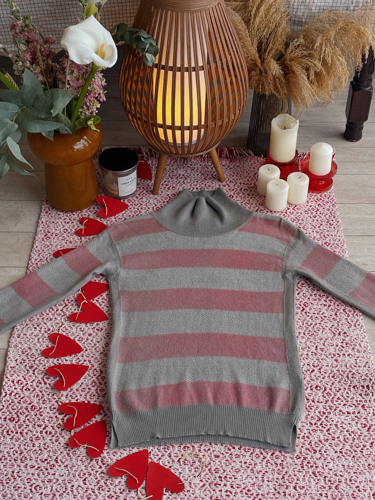 Burberry Prorsum Burberry Prorsum Pink & Grey Cashmere Sweater Size XS / US 0-2 / IT 36-38 - 5 Thumbnail
