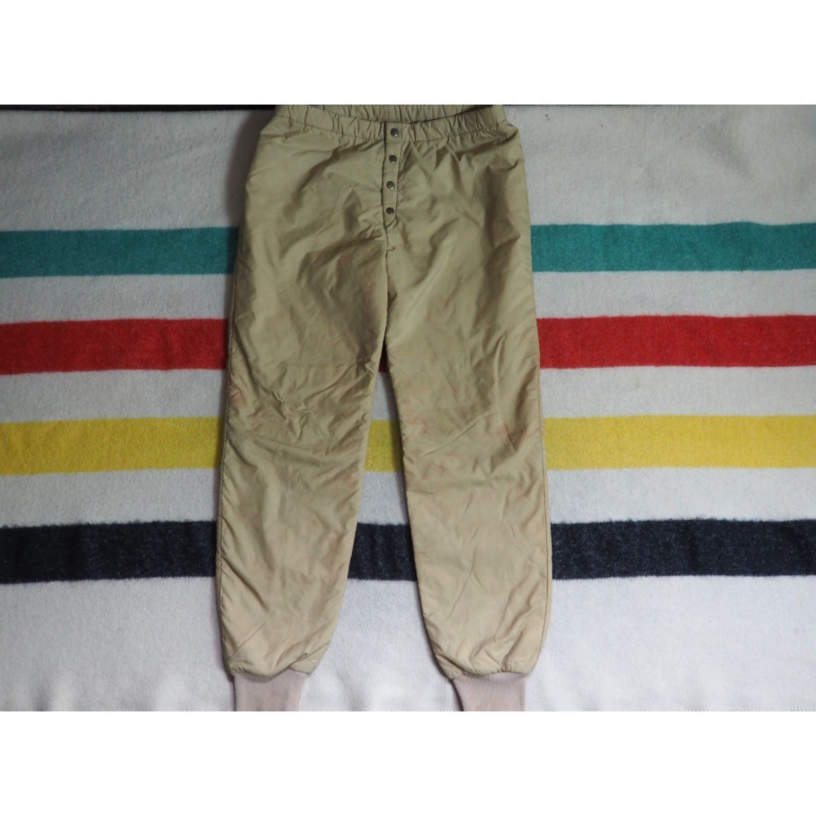 Vintage VINTAGE Columbia Beige Tan Insulated 34x31 Puffer Outdoor Hiking Pants M Size US 34 / EU 50 - 2 Thumbnail