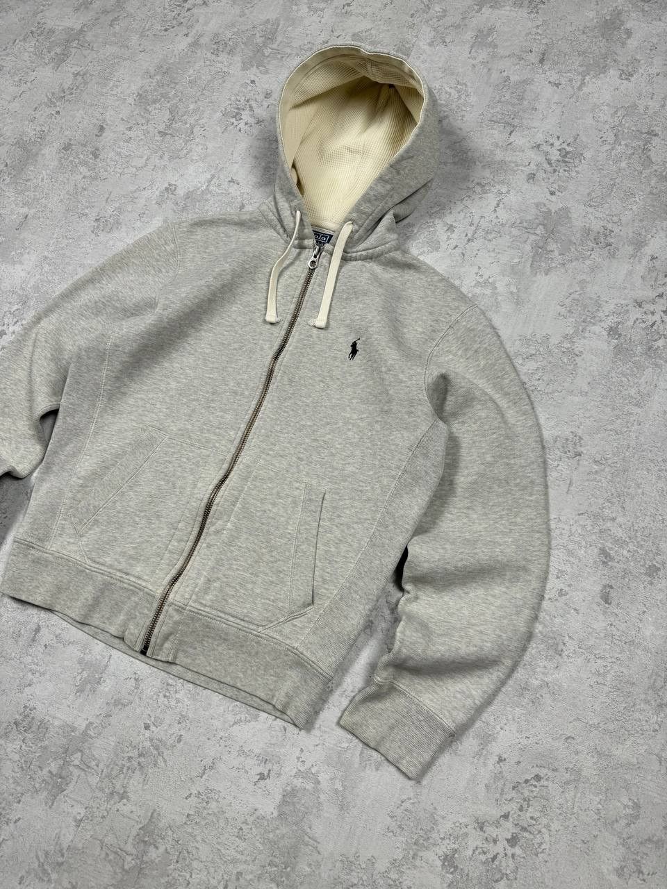 Polo Ralph Lauren Vintage Polo Ralph Lauren Gray Y2K Zip Hoodie Size S Size US S / EU 44-46 / 1 - 3 Thumbnail