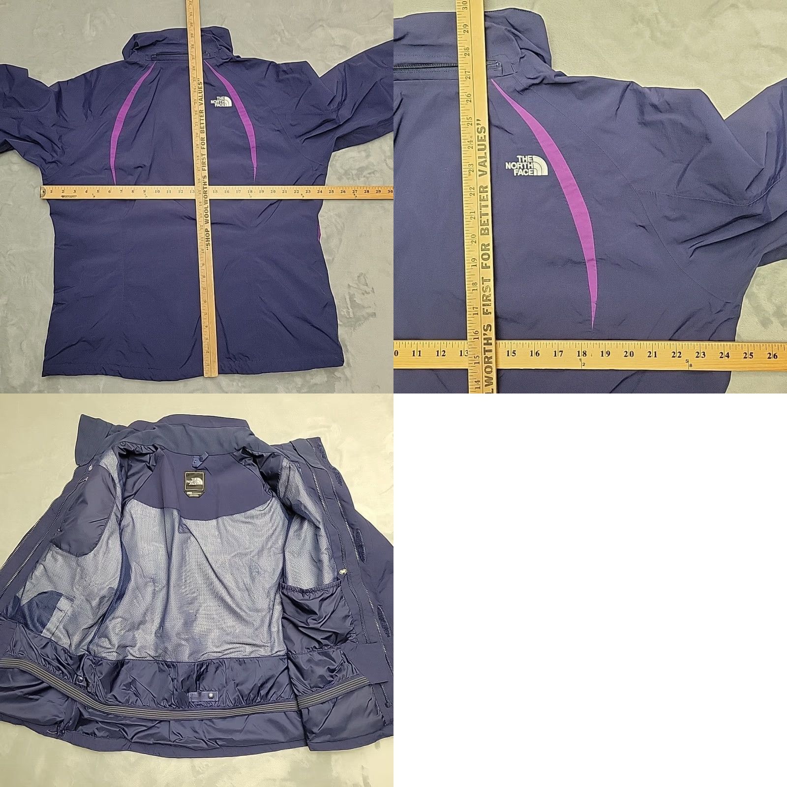 The North Face VINTAGE The North Face Jacket Womens XL Blue HYVENT Windbreaker Shell Only Outdoors Gorp Size XL / US 12-14 / IT 48-50 - 8 Thumbnail